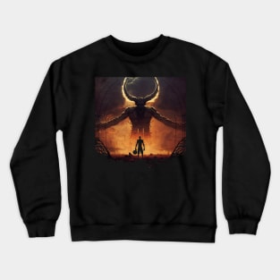 demon basket Crewneck Sweatshirt